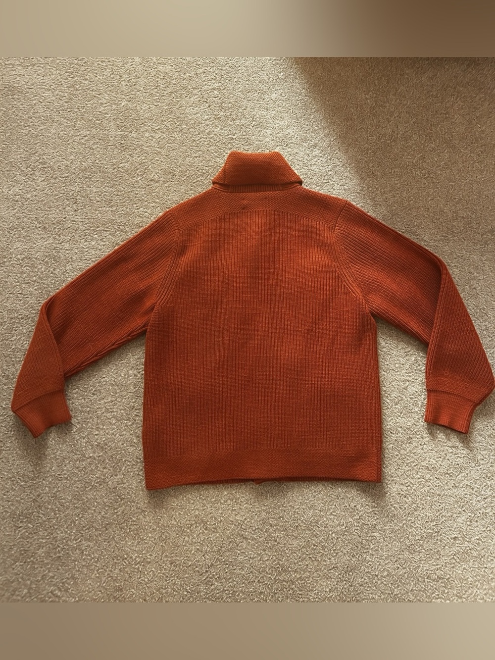 🍁Ralph Lauren RRL Men’s Wool-Cotton Shawl-Collar Cardigan🍁 - Picture 6 of 11